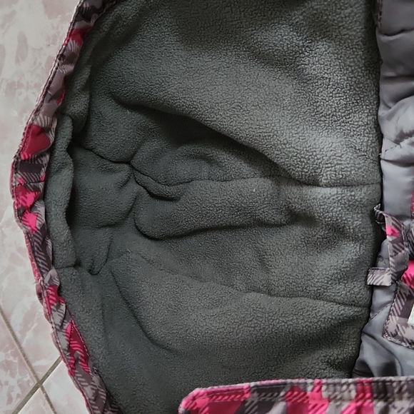 Kids Coat Hot Paws Size 4 Plaid Camo Pink Grey - Picture 14 of 16